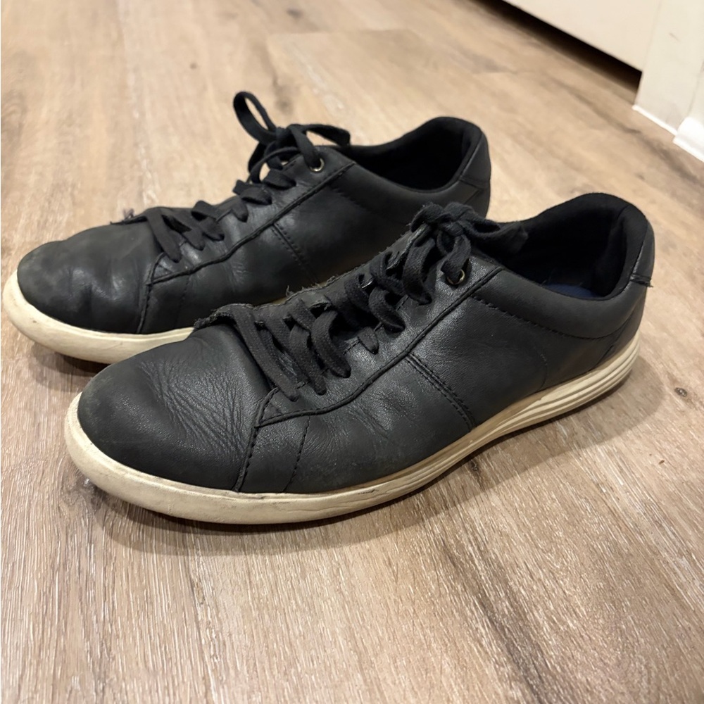 Cole Haan Black Leather Men's Sneakers